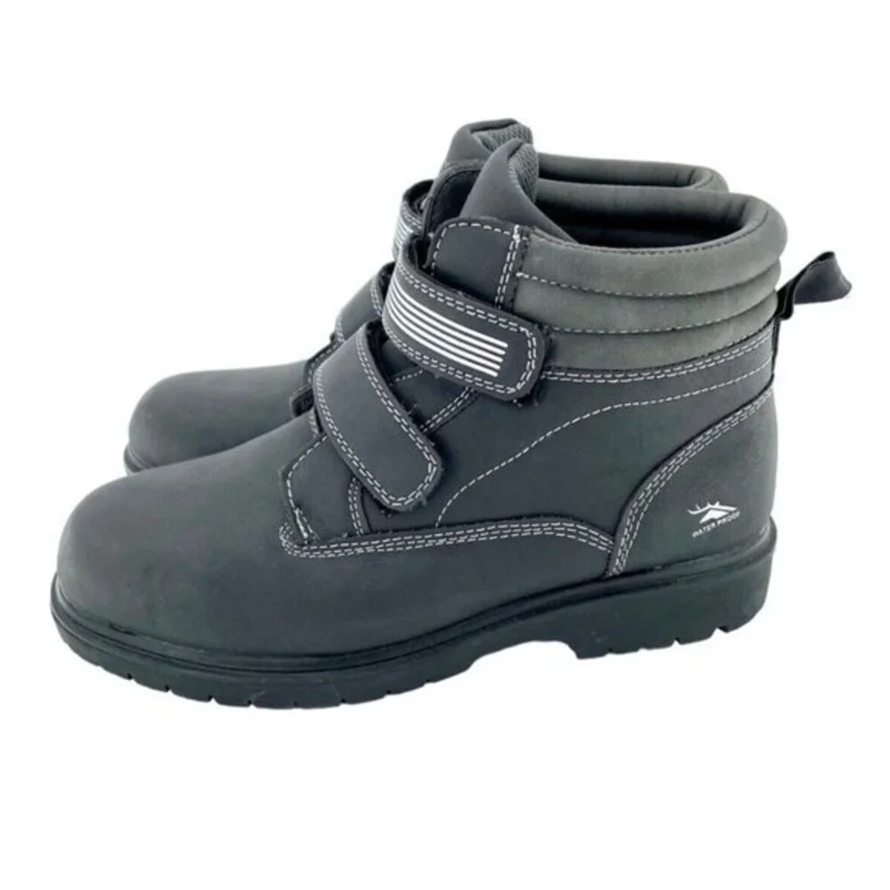 Deer Stags Boys Marker Boots Ankle Laceup Winter Waterproof SZ 4 New